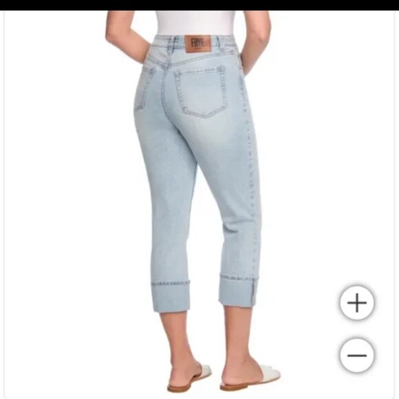 Frye Cuffed Crop Jeans size 27 - Picture 3 of 13